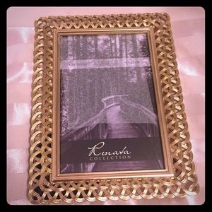 Gold picture frame
